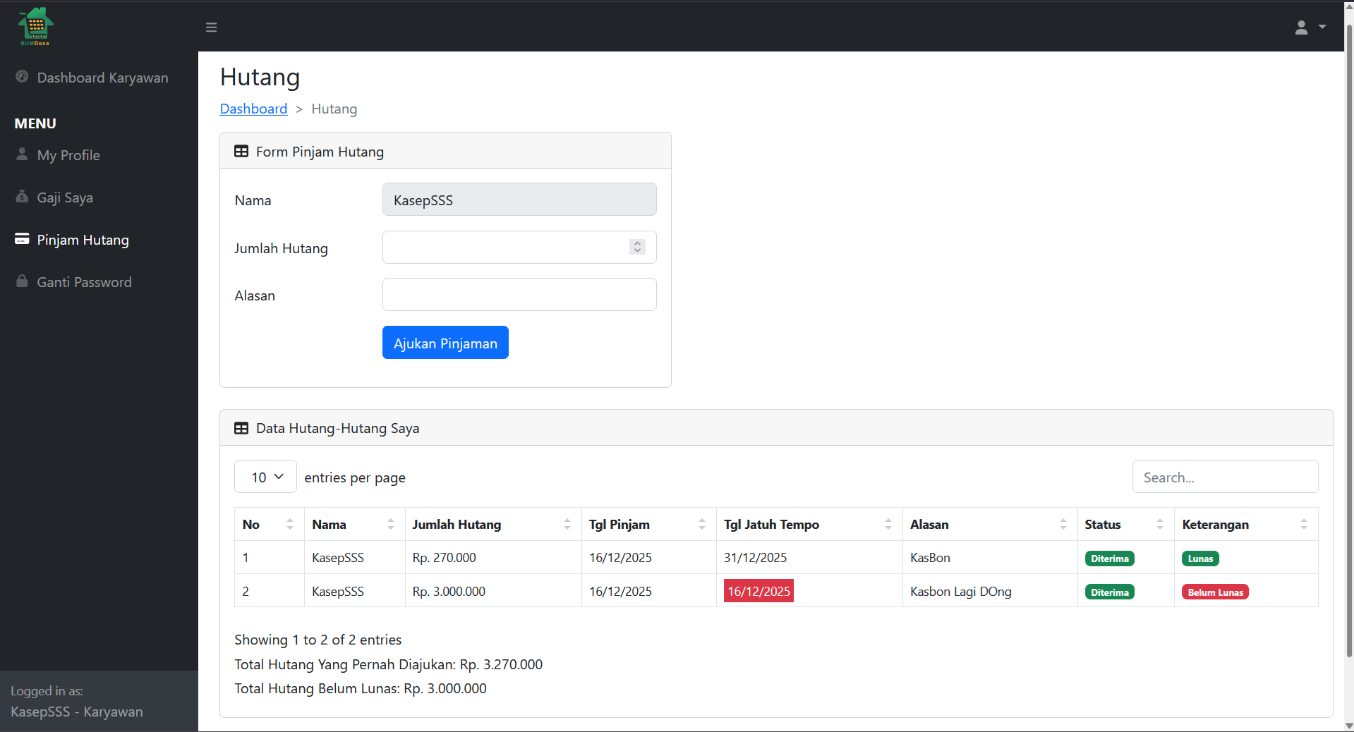 Source Code Website Pengelolaan Keuangan & Laporan Kas | Download Website Laporan Keuangan Laravel