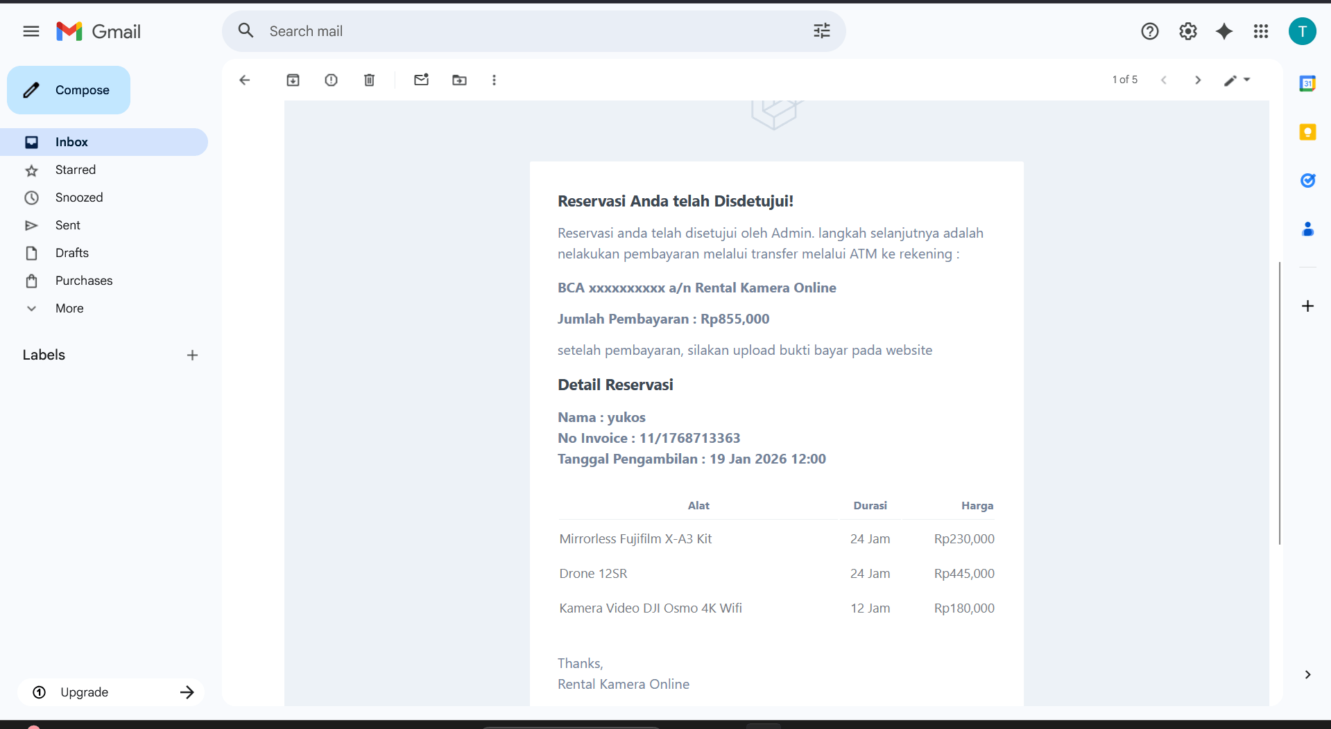 Source Code Website Penyewaan & Rental Barang Berbasis Web | Source Code Aplikasi Penyewaan Barang