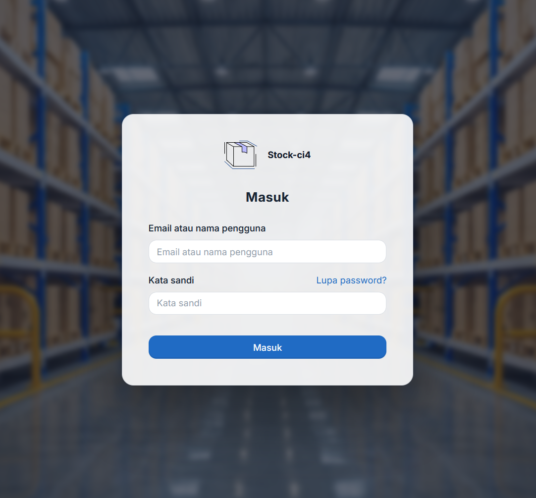 Source Code Inventaris Stok Barang PHP CodeIgniter 4 + Print Invoice | Aplikasi Manajemen Stok CI4