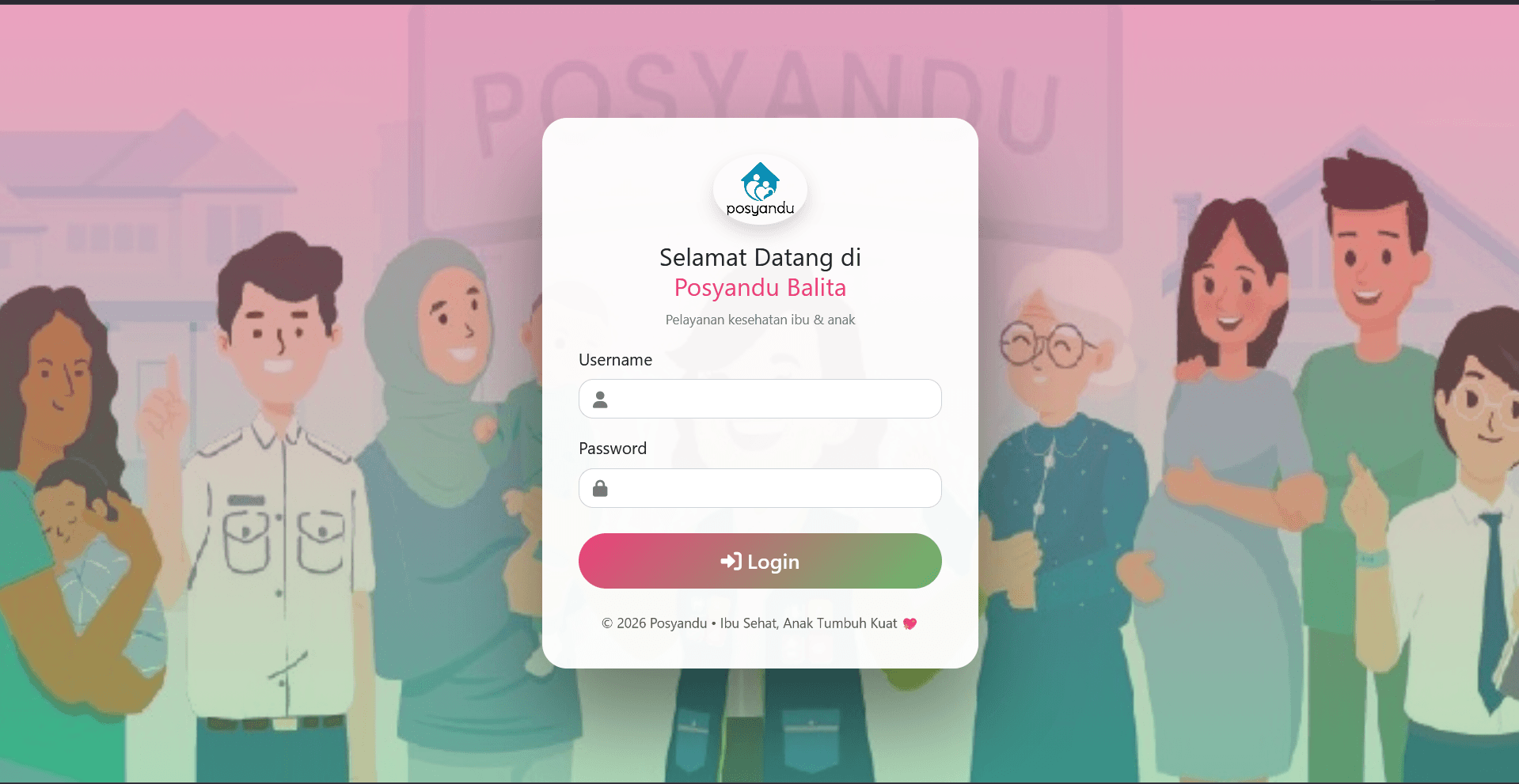 Download Source Code Website Posyandu Multi User Laravel | Website Posyandu | Aplikasi Posyandu