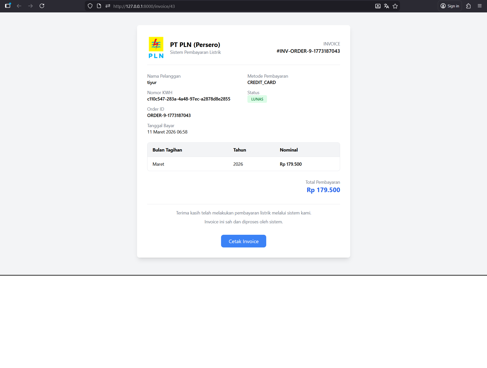Source Code Website Pembayaran Listrik Midtrans Payment Gateway PHP| Aplikasi Tagihan Listrik Online