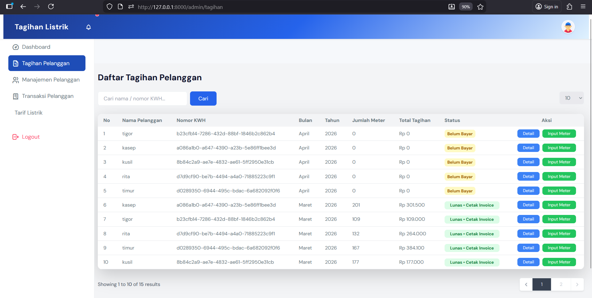 Source Code Website Pembayaran Listrik Midtrans Payment Gateway PHP| Aplikasi Tagihan Listrik Online