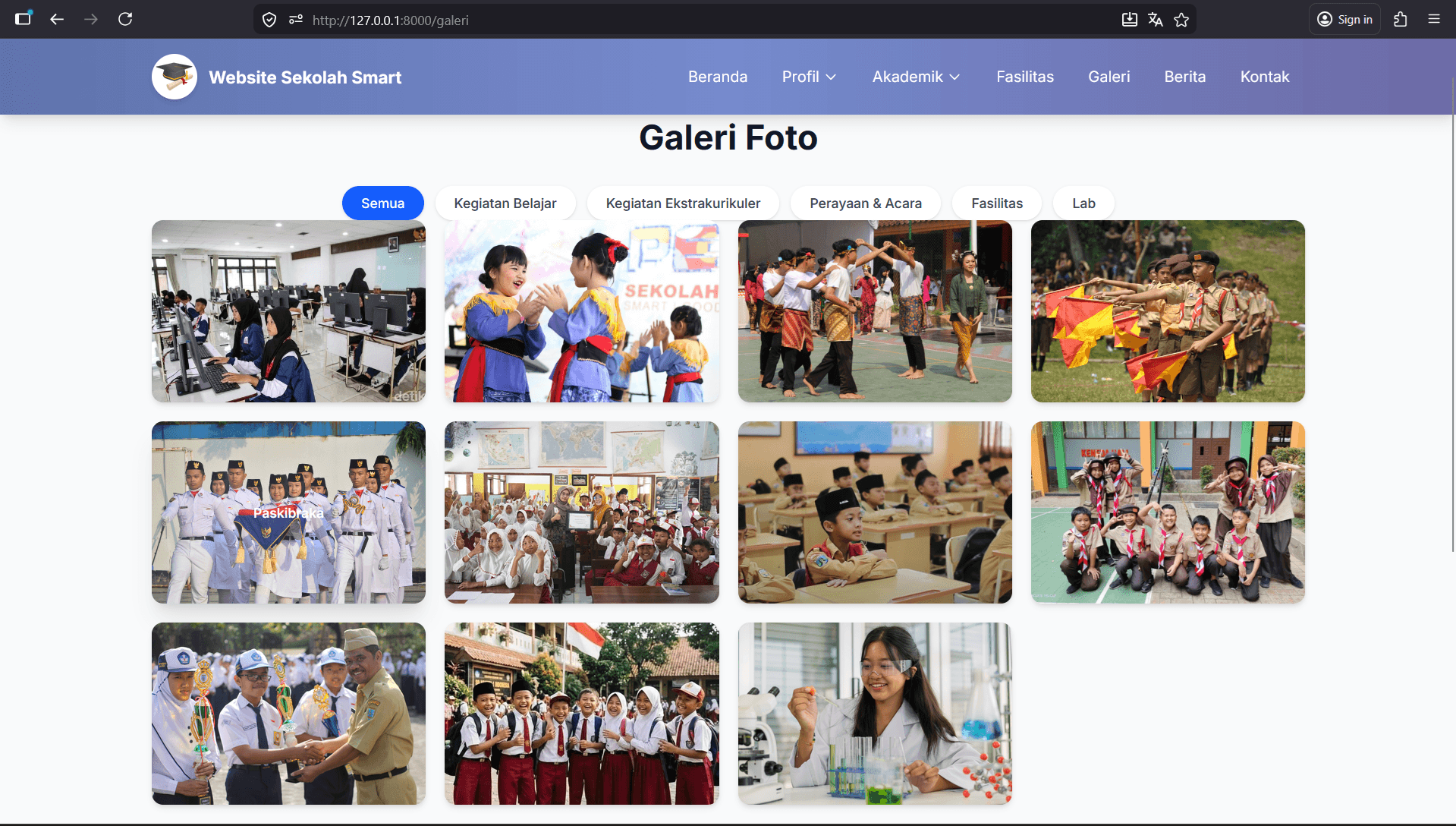 Download Source Code Website Sekolah | Website Company Profile Full Fitur | Sistem Informasi Sekolah