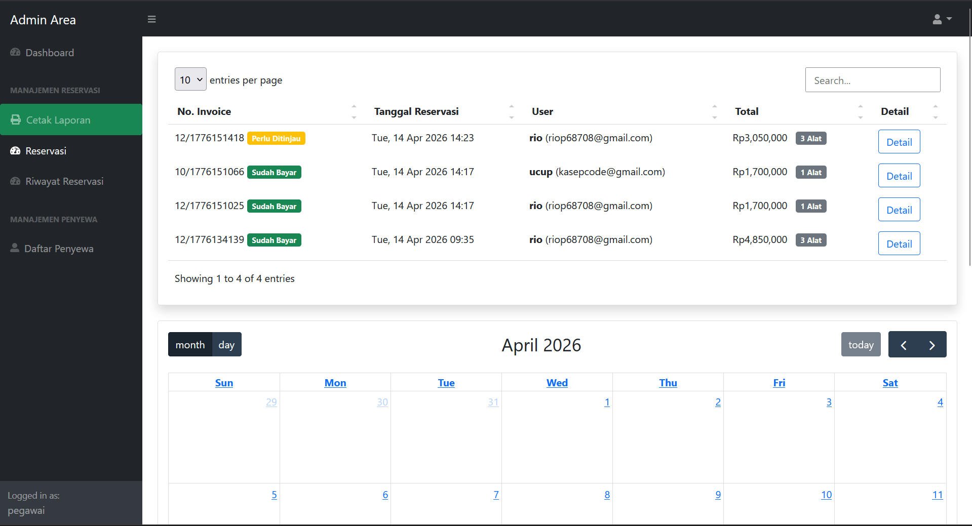 Source Code Website Penyewaan Gedung PHP MySQL | Sistem Booking Online Full Fitur | Aplikasi Sewa