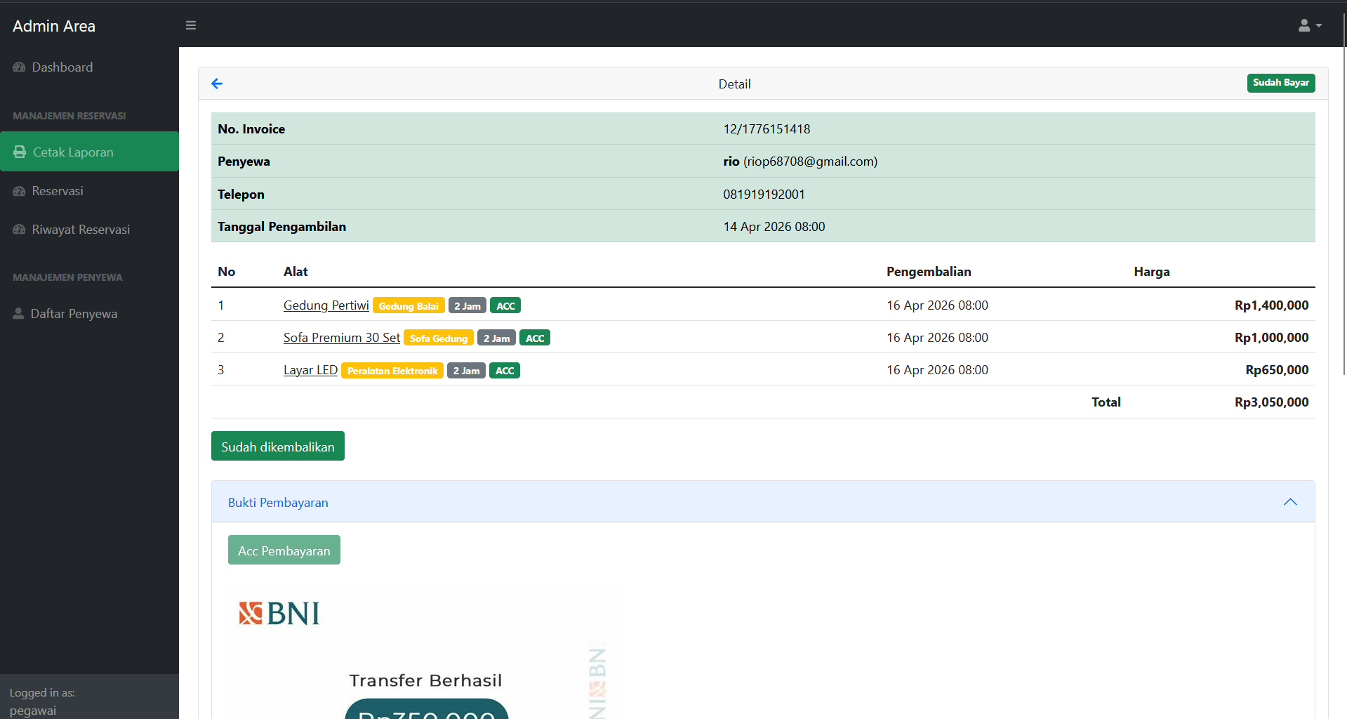 Source Code Website Penyewaan Gedung PHP MySQL | Sistem Booking Online Full Fitur | Aplikasi Sewa