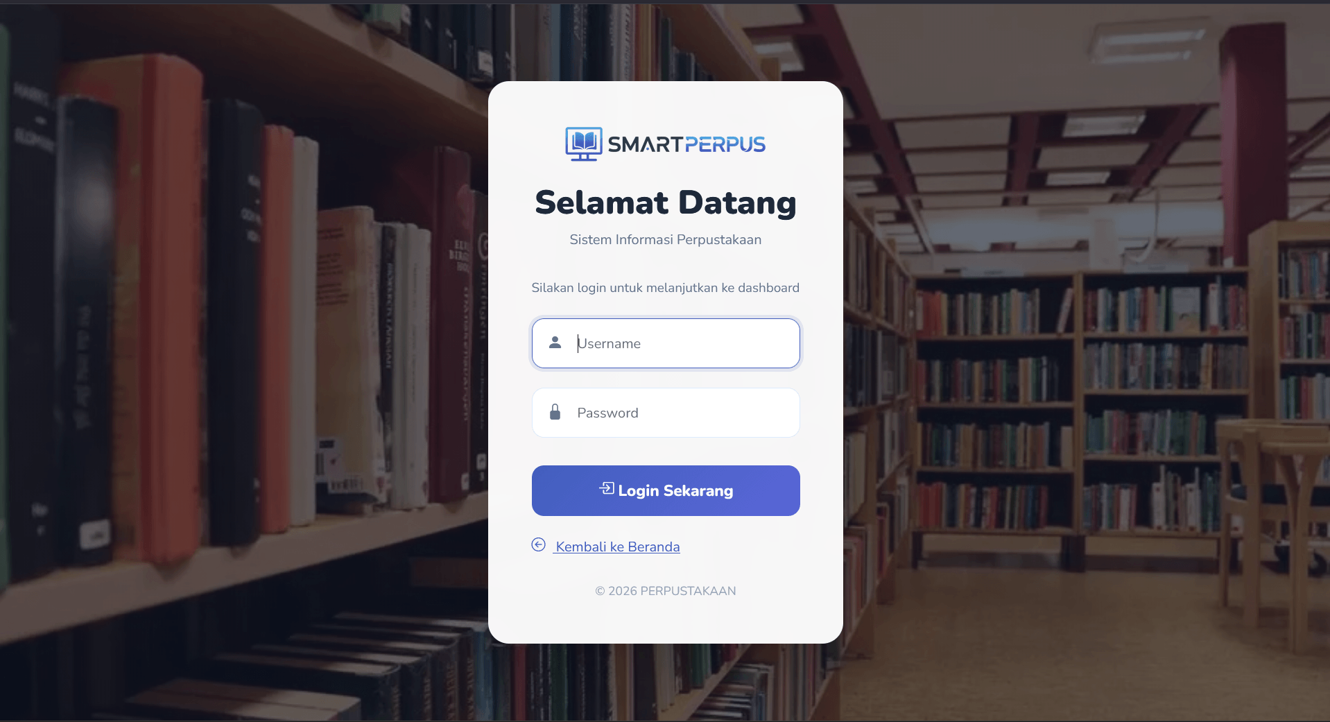 Source Code Aplikasi Perpustakaan Berbasis Web+Scan Barcode & Absen Pengunjung |Perpustakaan Digital