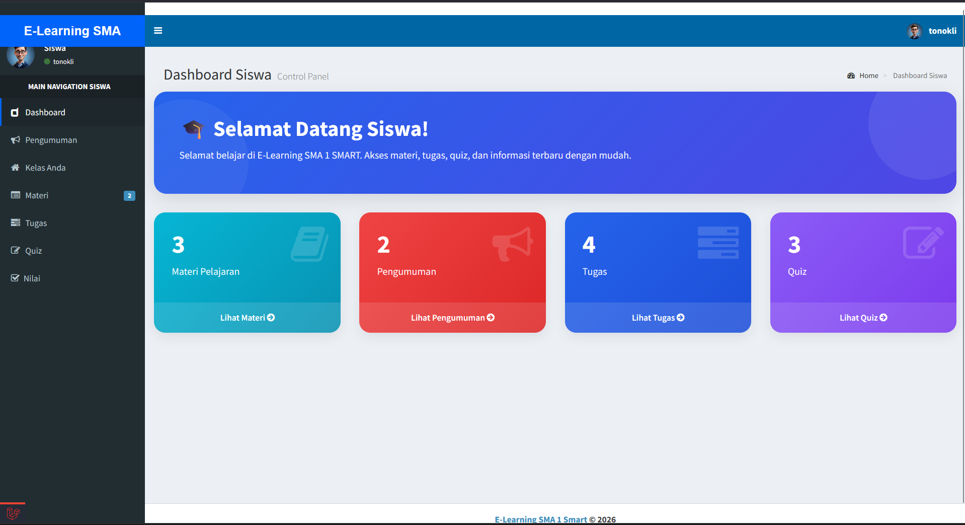 Source Code e-Learning Sekolah Full Fitur | Source Code Website Ujian Online | Aplikasi e-Learning