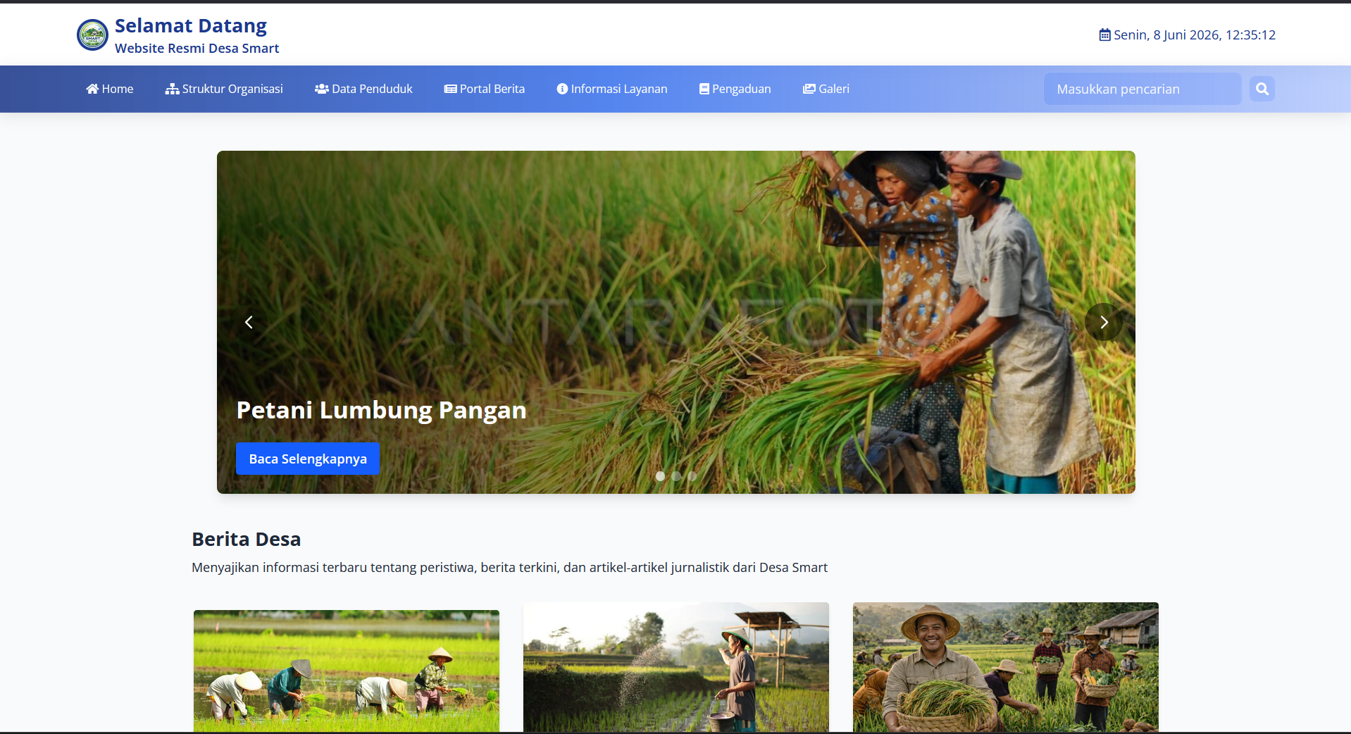 Source Code Sistem Informasi Desa Laravel Filament 4 | Website Desa| Web Company Profile Filament 4