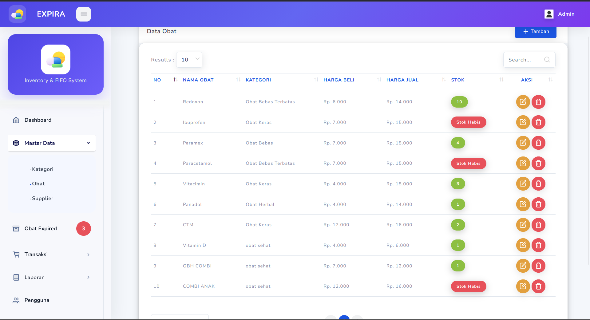 Source Code Aplikasi Kasir Point of Sale Full Fitur | Sistem Manajemen Apotek Notifikasi Kedaluwarsa