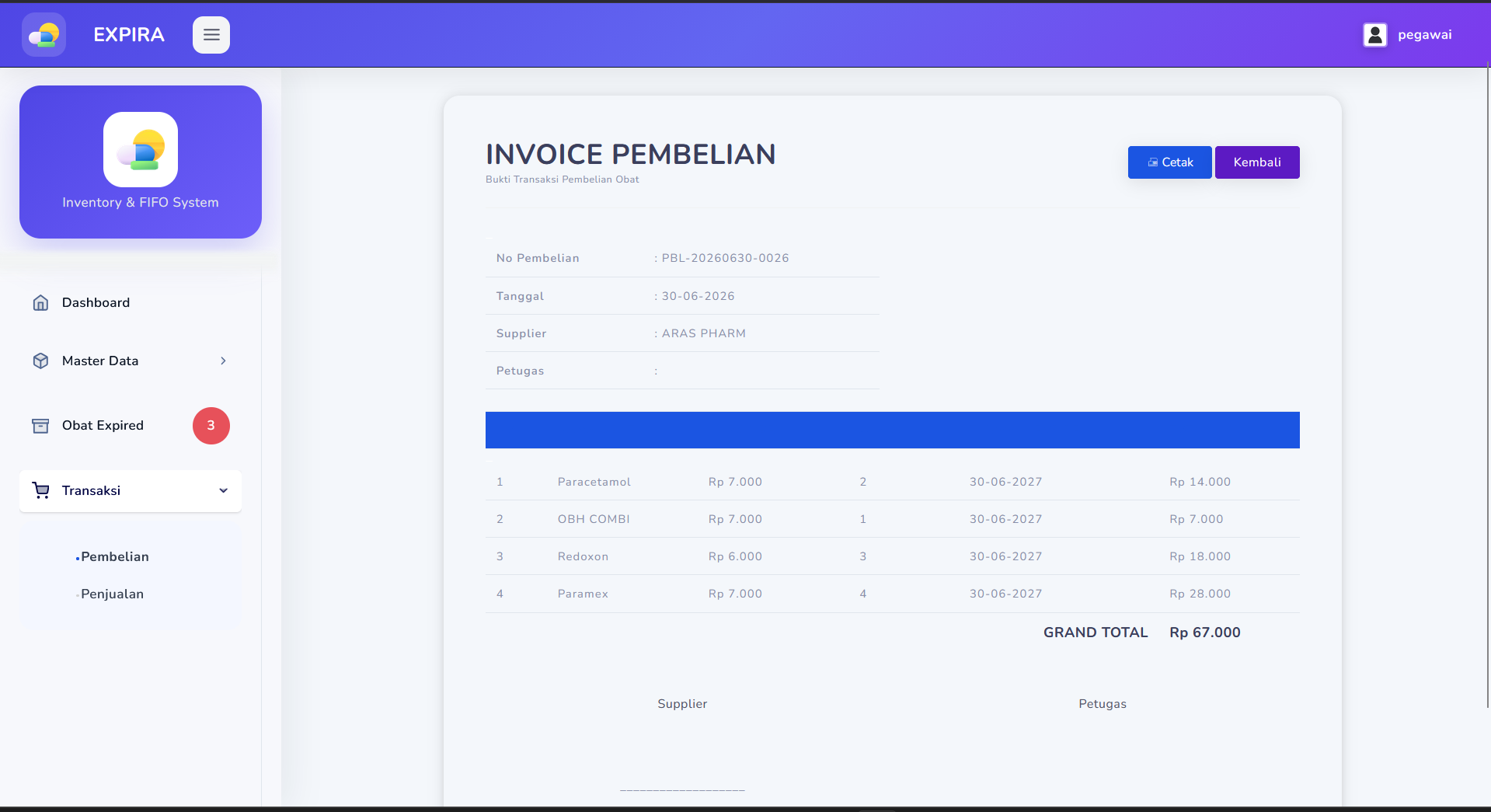 Source Code Aplikasi Kasir Point of Sale Full Fitur | Sistem Manajemen Apotek Notifikasi Kedaluwarsa