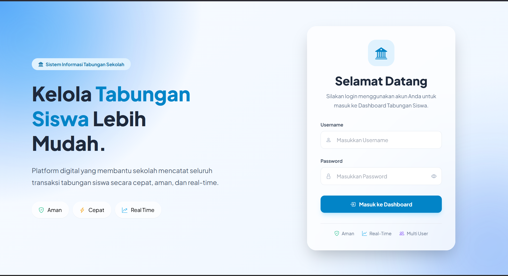 Source Code Aplikasi Tabungan Siswa Berbasis Web Laravel| Source Code Website Tabungan Siswa Digital
