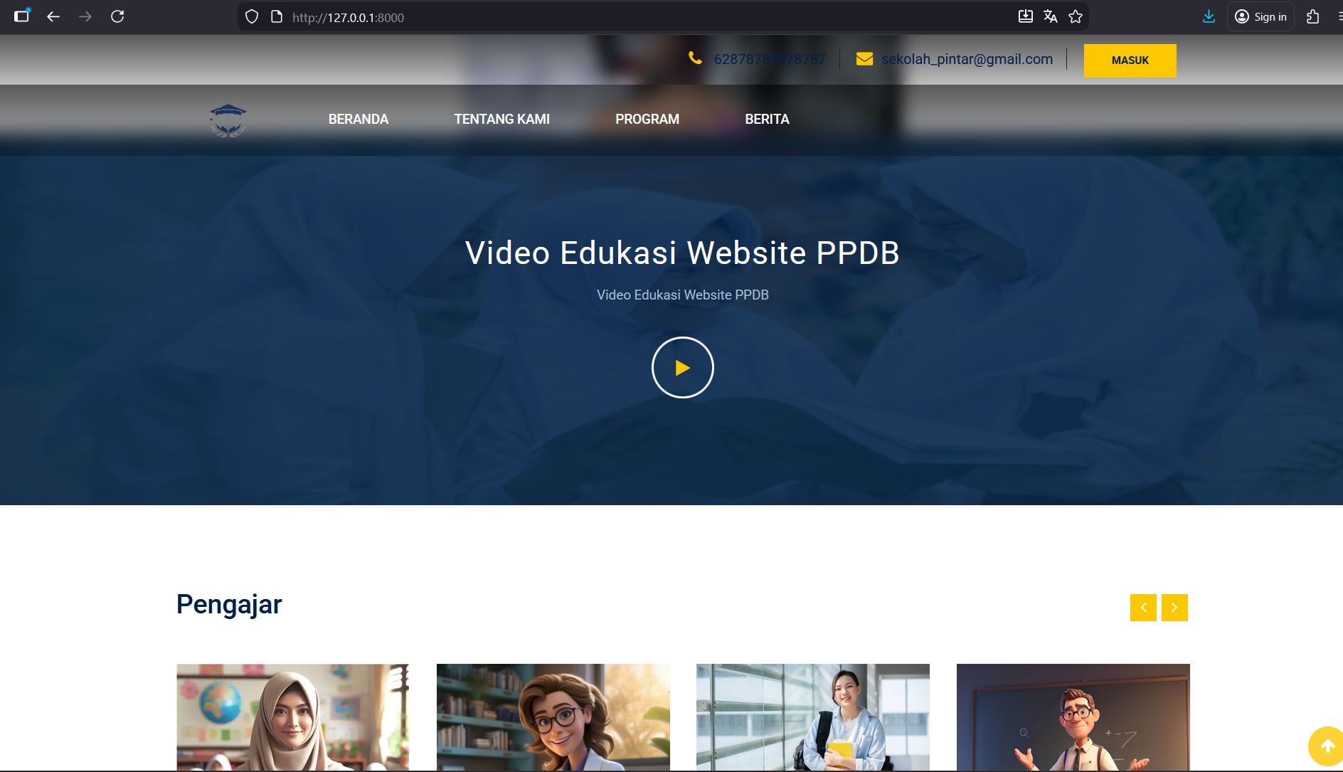 Source Code Website Sekolah Full Fitur | Download Source Code Sistem Informasi Sekolah Laravel