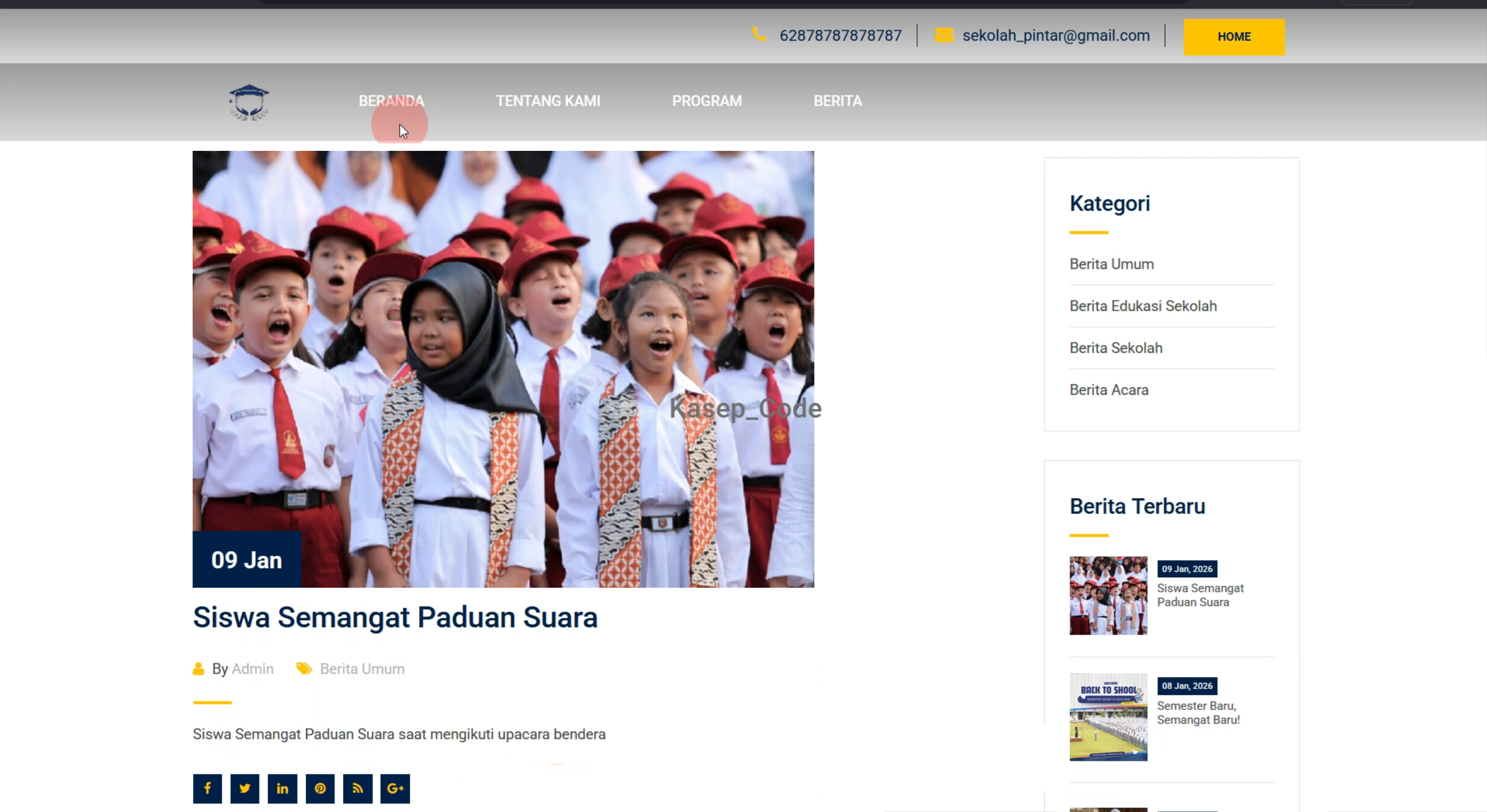 Source Code Website Sekolah Full Fitur | Download Source Code Sistem Informasi Sekolah Laravel