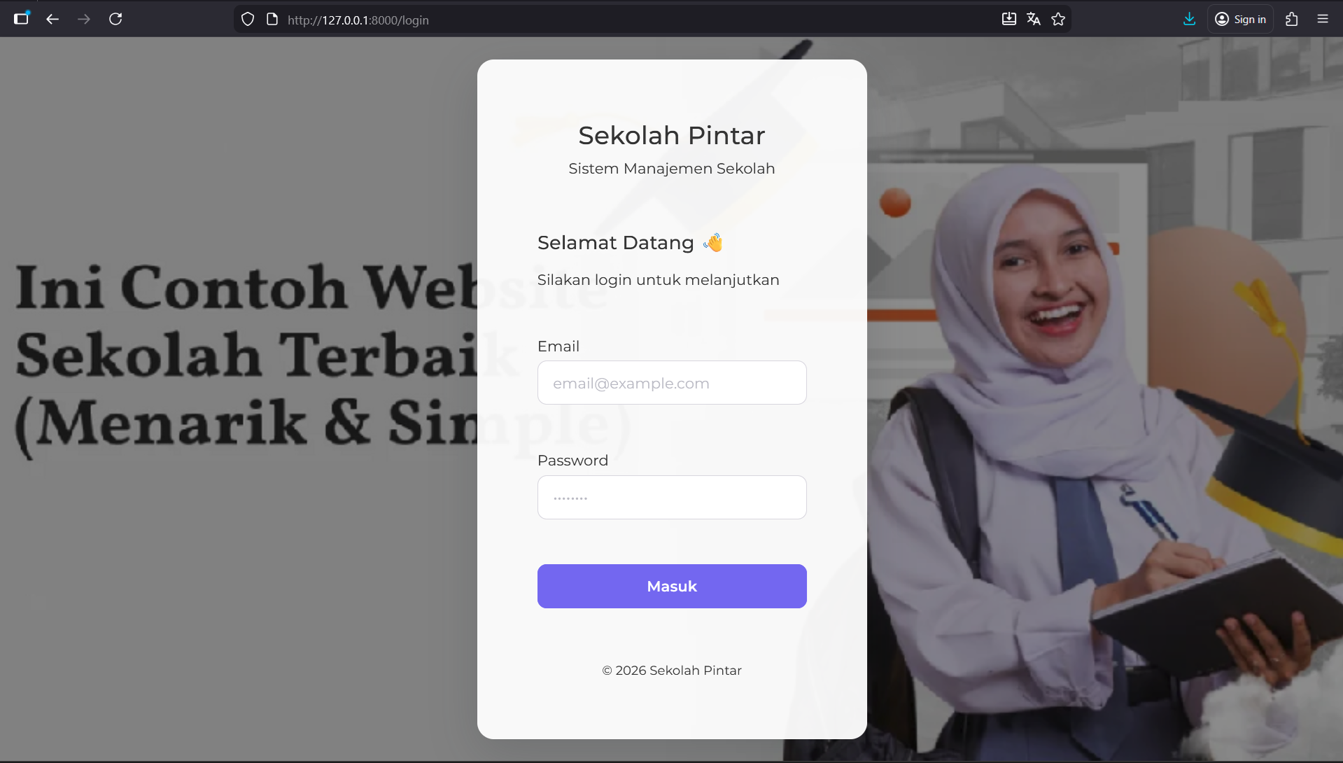 Source Code Website Sekolah Full Fitur | Download Source Code Sistem Informasi Sekolah Laravel