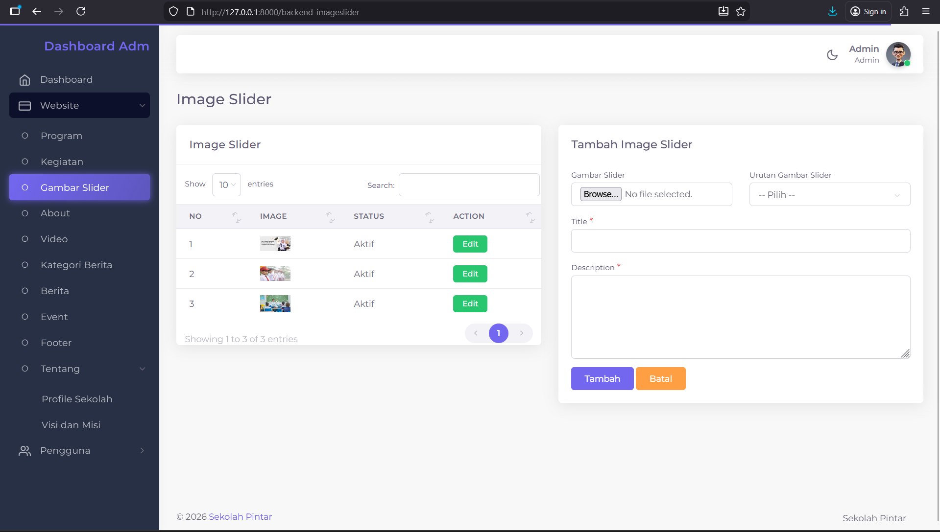 Source Code Website Sekolah Full Fitur | Download Source Code Sistem Informasi Sekolah Laravel