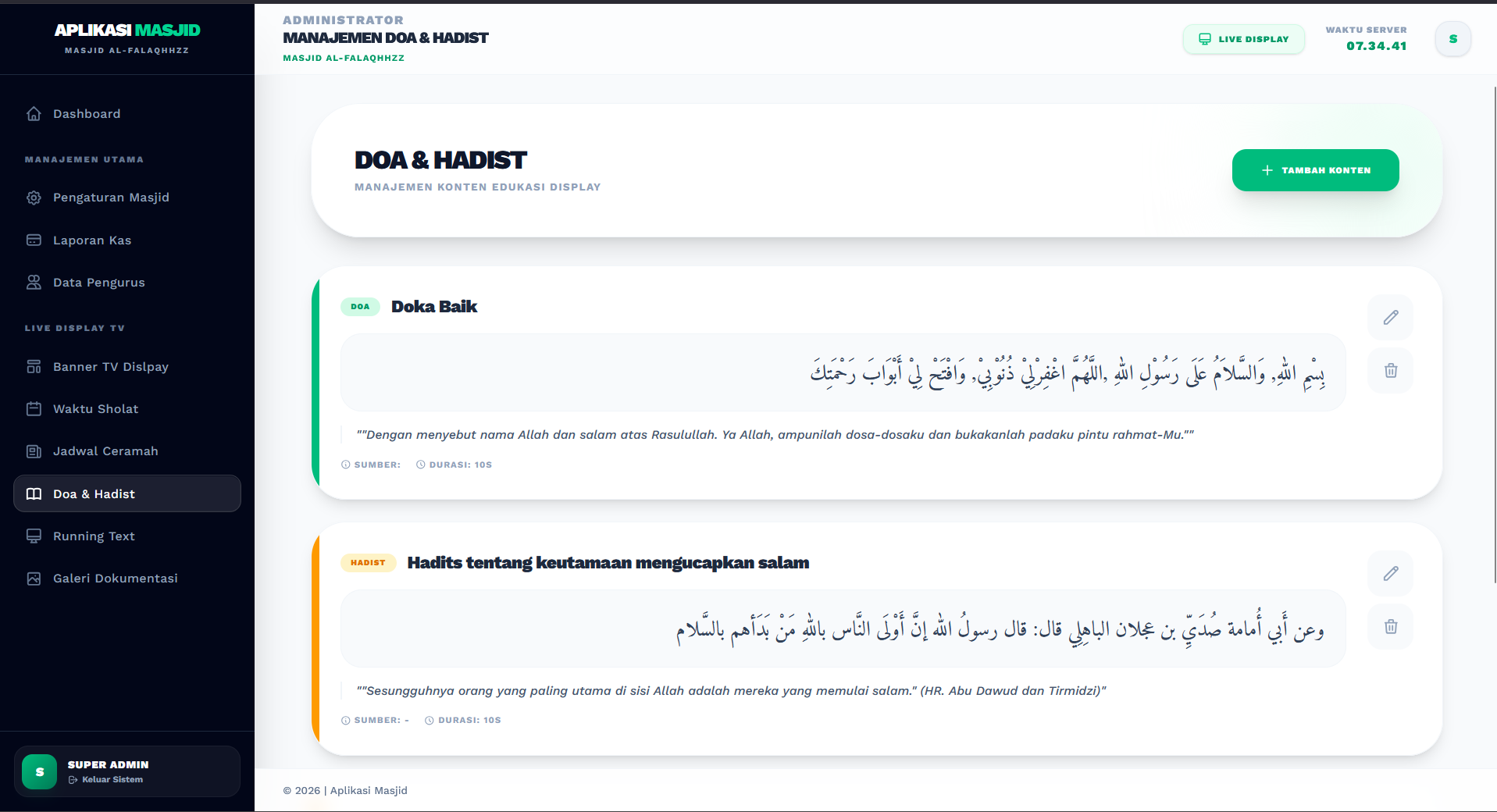 Download Source Code Aplikasi Masjid | Sistem Informasi Masjid | Aplikasi Jadwal Sholat & Keuangan