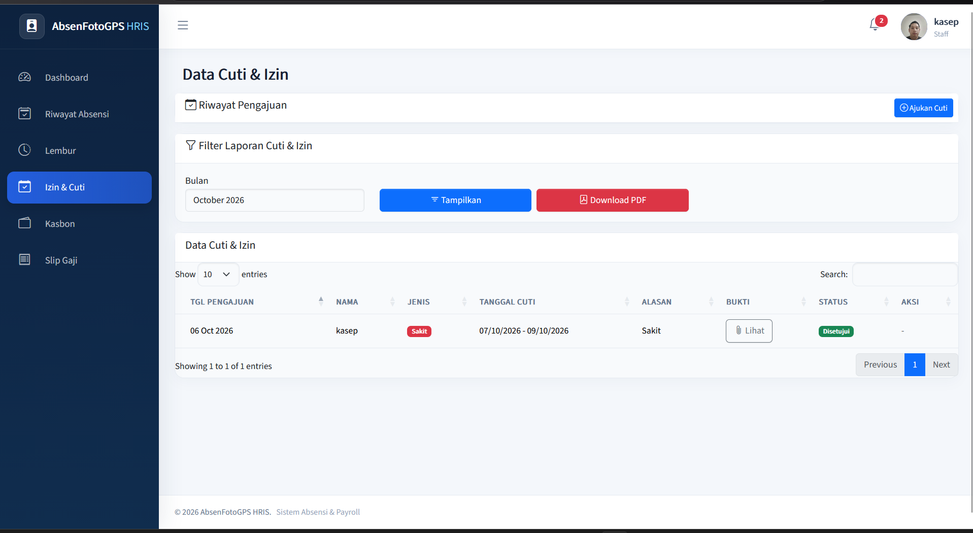 Source Code Aplikasi Absensi Online Face Recognition + GPS | Selfie, Lembur & Gaji | Aplikasi HRIS | Aplikasi Absensi Pengenalan Wajah