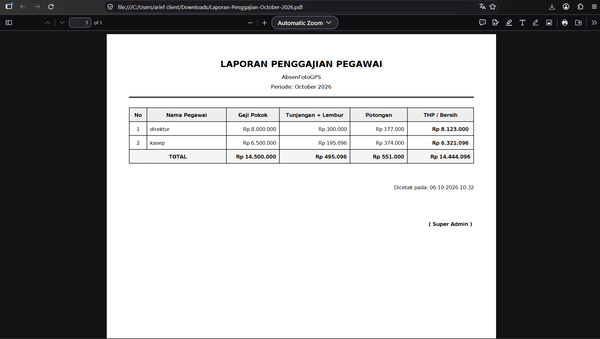 Source Code Aplikasi Absensi Online Face Recognition + GPS | Selfie, Lembur & Gaji | Aplikasi HRIS | Aplikasi Absensi Pengenalan Wajah