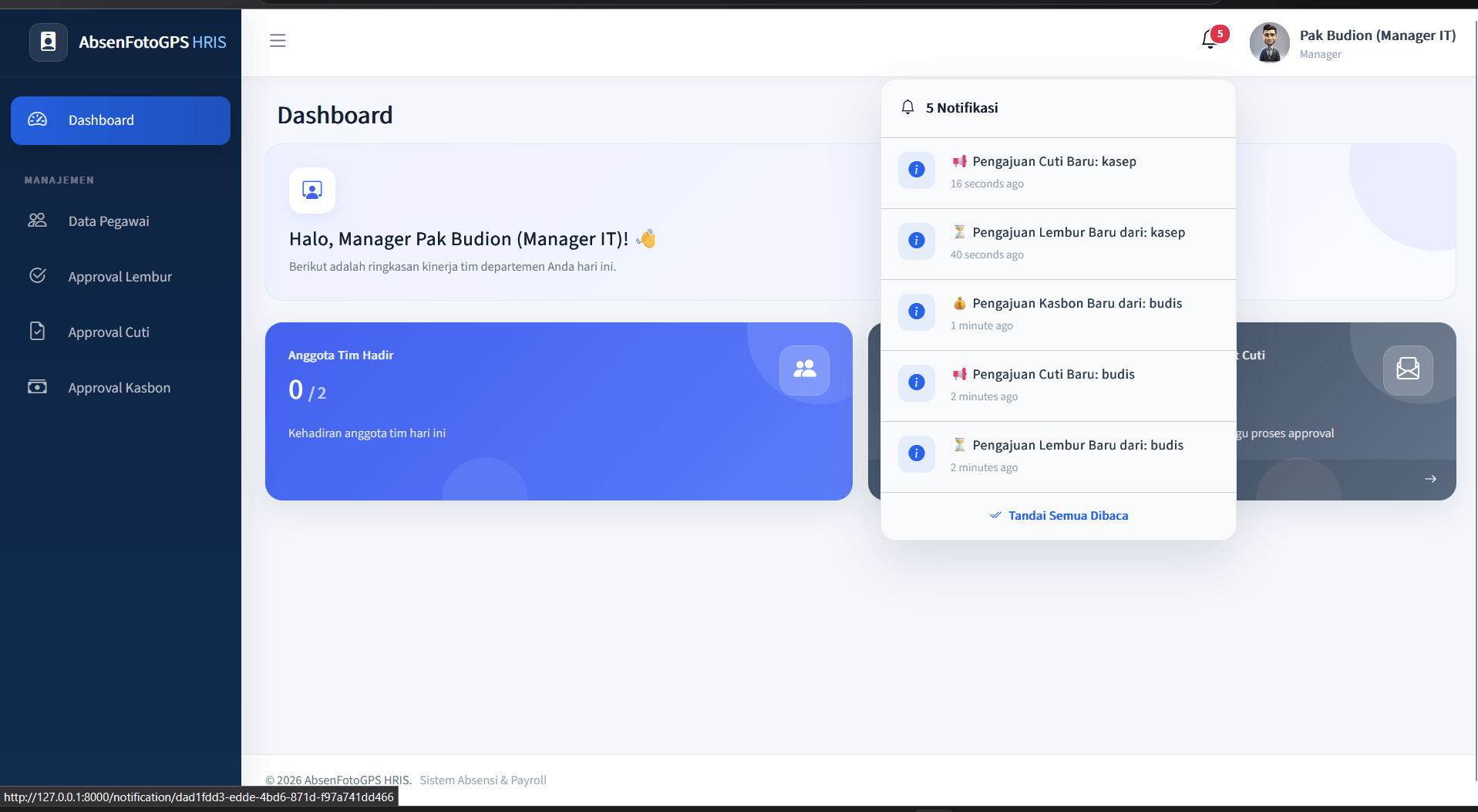 Source Code Aplikasi Absensi Online Face Recognition + GPS | Selfie, Lembur & Gaji | Aplikasi HRIS | Aplikasi Absensi Pengenalan Wajah