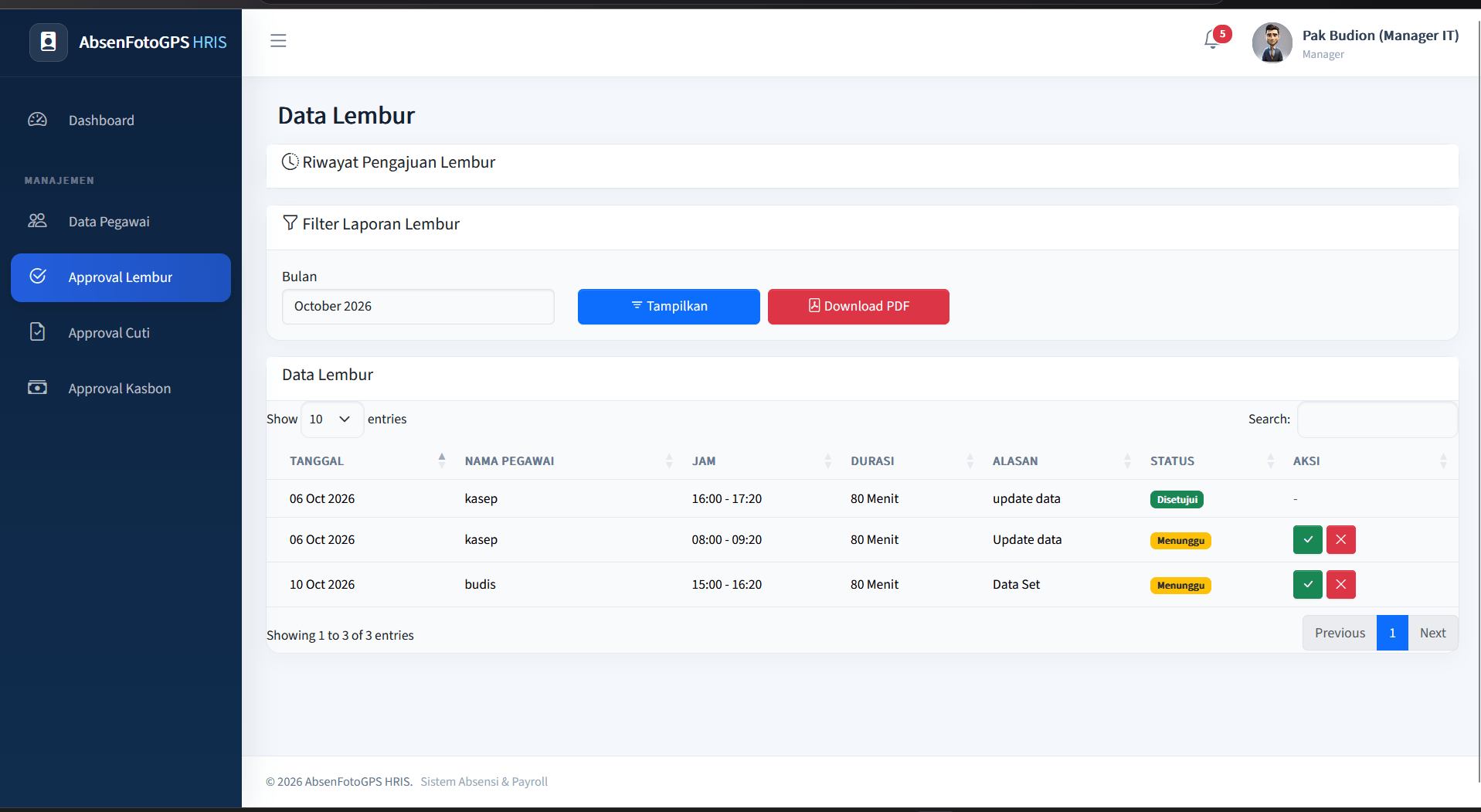 Source Code Aplikasi Absensi Online Face Recognition + GPS | Selfie, Lembur & Gaji | Aplikasi HRIS | Aplikasi Absensi Pengenalan Wajah