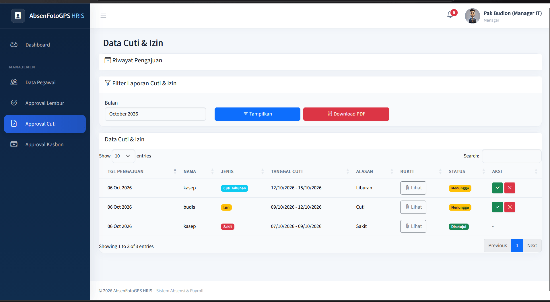 Source Code Aplikasi Absensi Online Face Recognition + GPS | Selfie, Lembur & Gaji | Aplikasi HRIS | Aplikasi Absensi Pengenalan Wajah